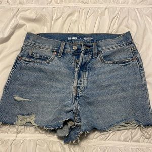 Old Navy Higher High Rise Sky-Hi A-Line Jean Denim Shorts